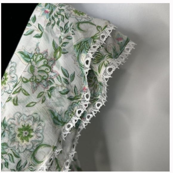 New House of Harlow Patchwork Floral Print V Neck Tiered Maxi Dress🌸 Large NWOT - Picture 11 of 14